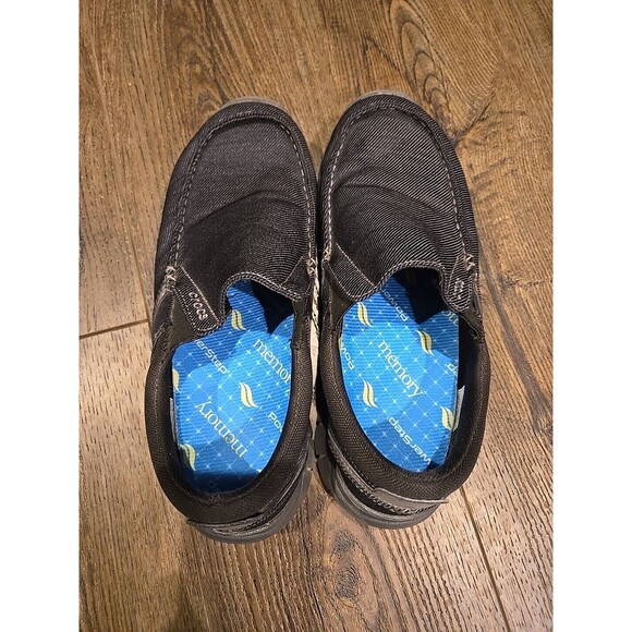 Crocs Mens 204694 Gray Denim Dualcomfort Solid Slip On Loafers 9M - Picture 5 of 7